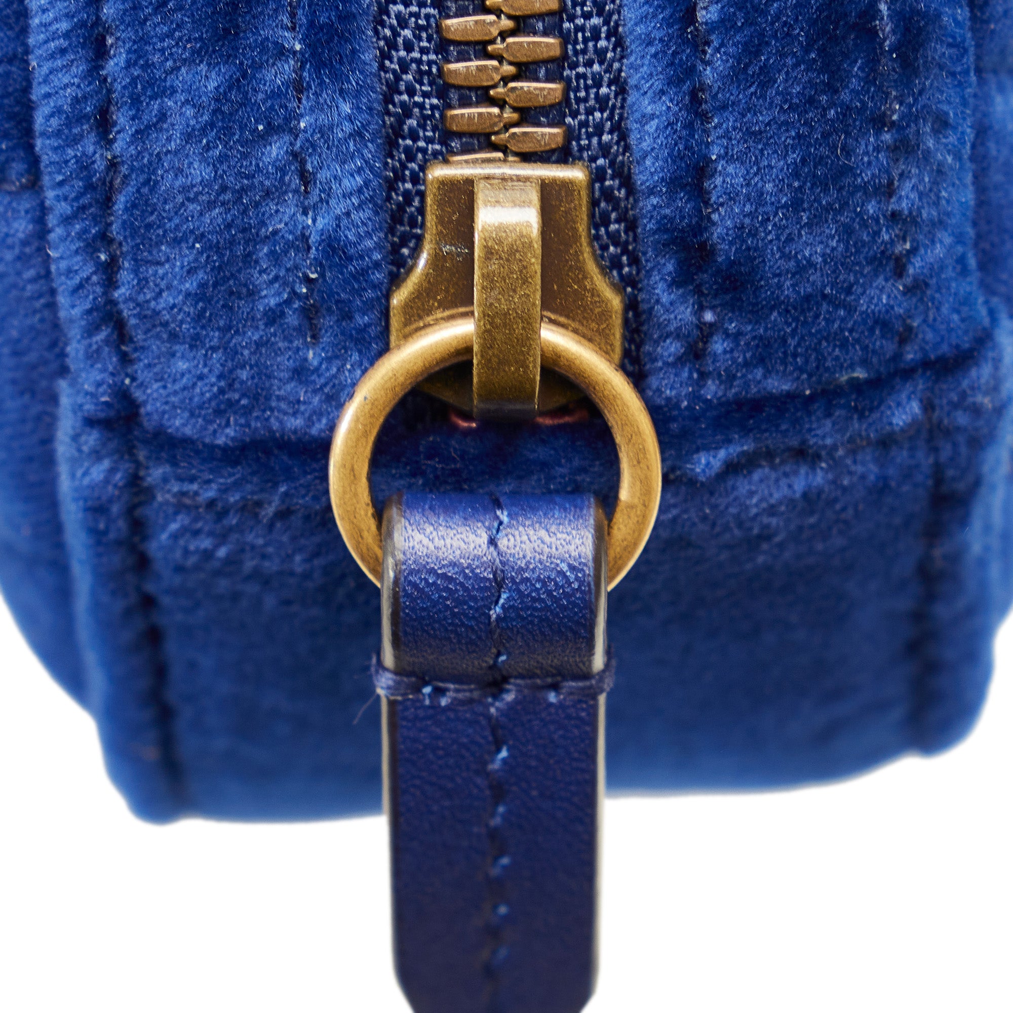 Gucci Pre-Owned GG Marmont Matelasse Velvet Belt Bag | Women | Blue (V2)