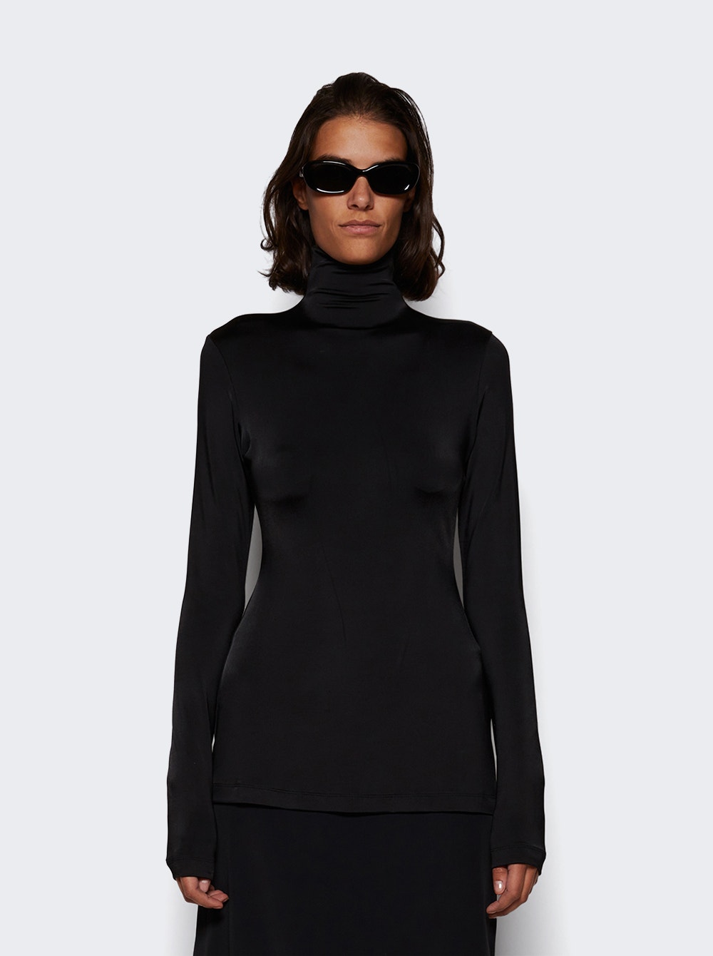 Women | TOVE | Noor High Neck Top Black