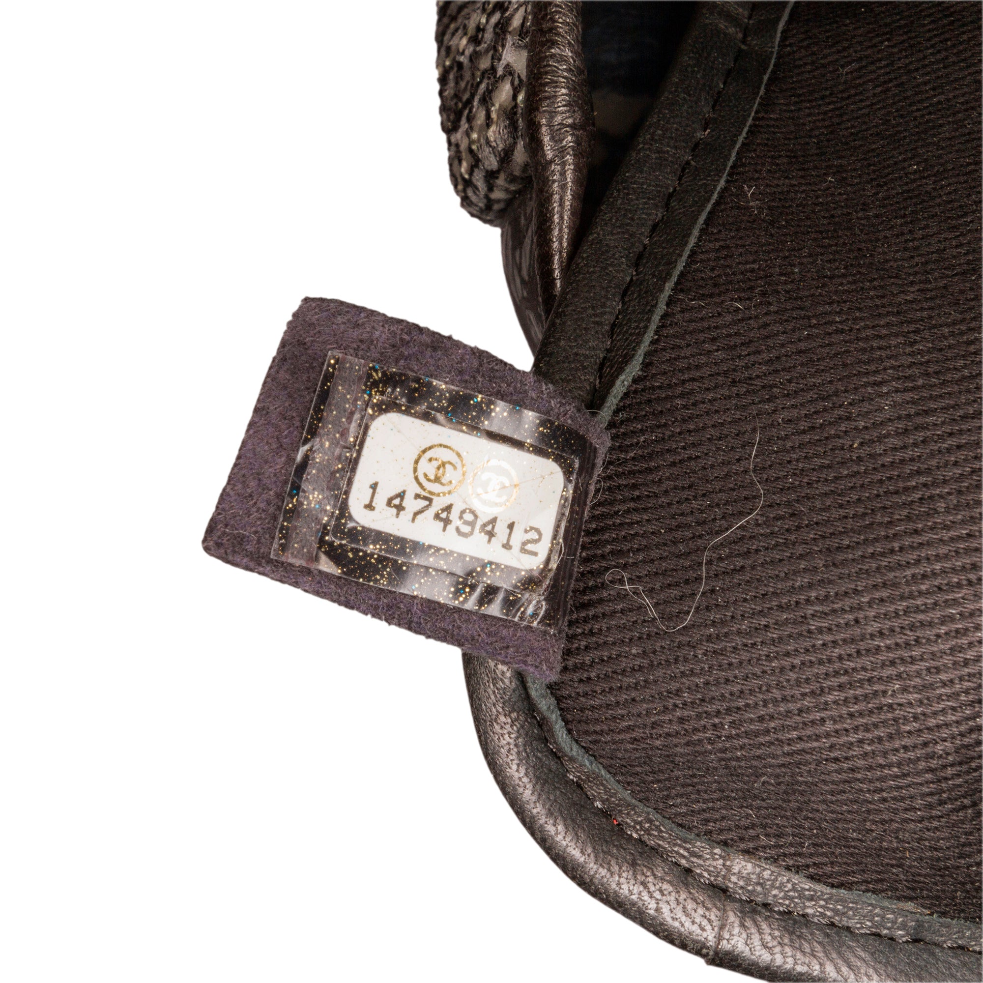 Chanel | Pre-Owned Jumbo PVC and Tweed Patchwork Single Flap | White/Ivory