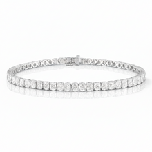 8.00 CT Oval Natural Diamond | Tennis Bracelet | 14K White Gold | J-K Color | VS Clarity