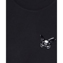 T-Shirt With Butterfly Flocking | Men | Black