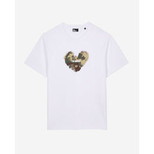 T-Shirt With Camo Heart Serigraphy | Men | White