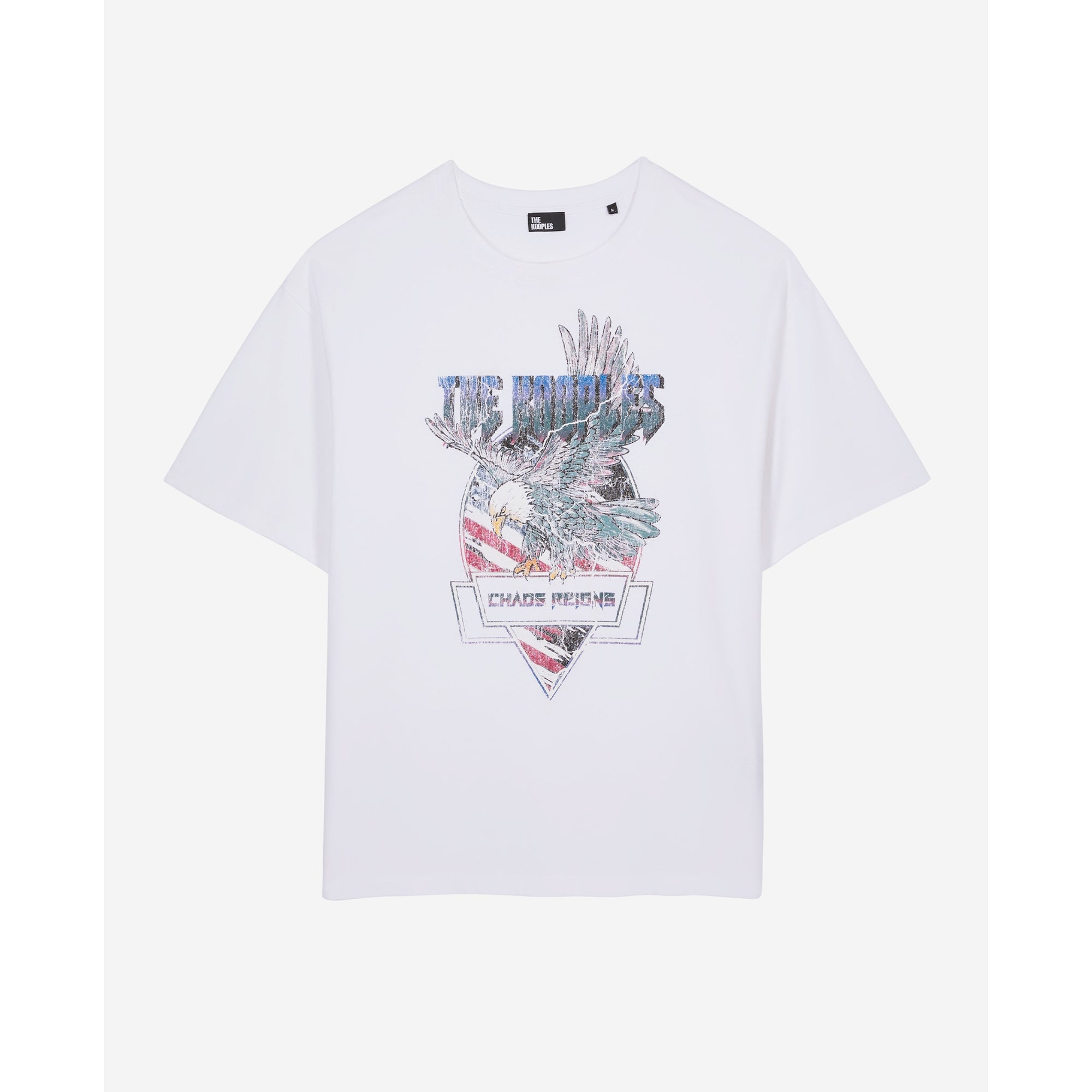 T-Shirt With Chaos Eagle Serigraphy | Men | White