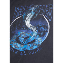 T-Shirt With Cobra Serigraphy | Women | Black Blue