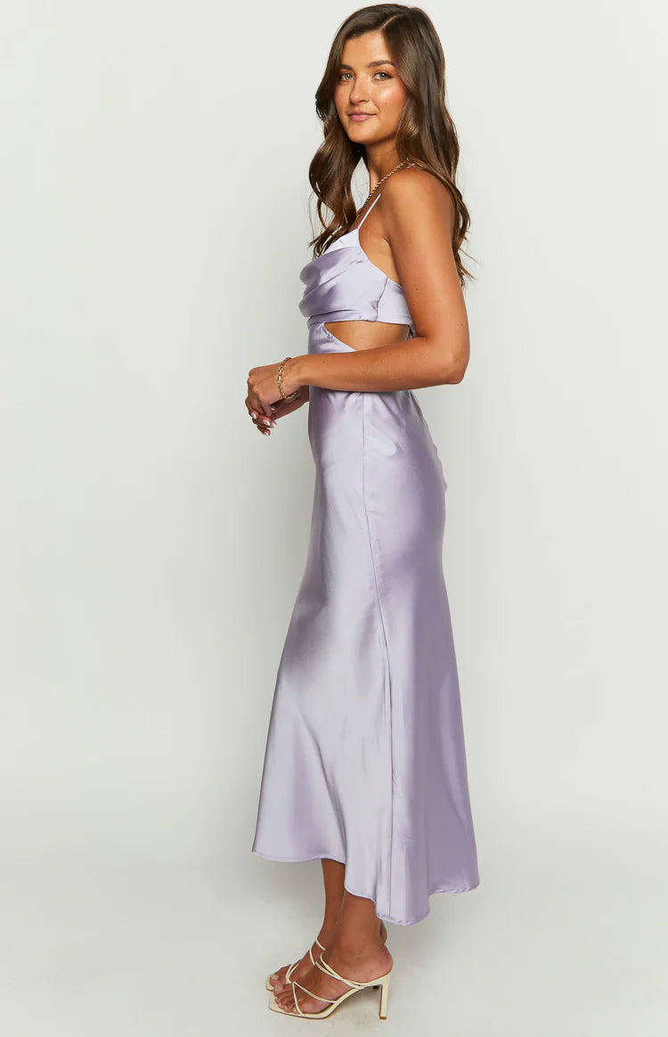 Taleah Cut Out Maxi Dress | Lilac