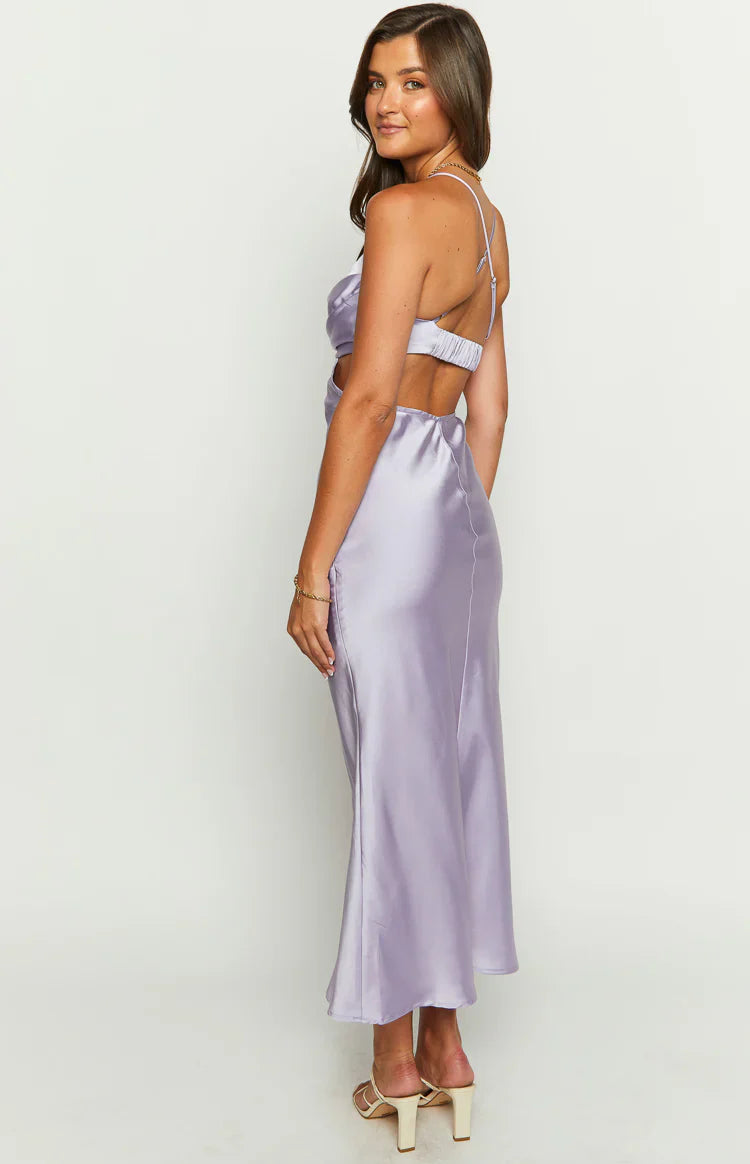 Taleah Cut Out Maxi Dress | Lilac
