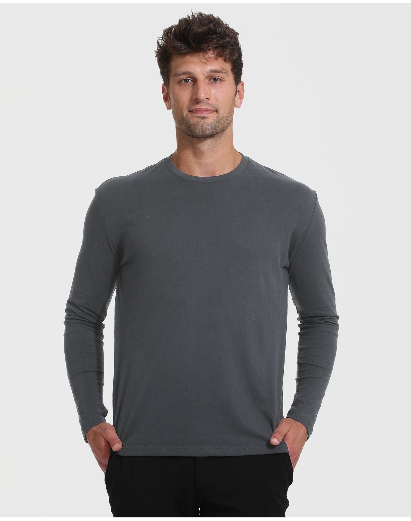 Tall Long Sleeve T-Shirt | Carbon