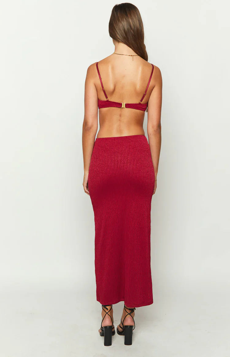 Tamara Maxi Dress | Red