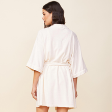 Terry Cloth Bath Robe | Women | Pearl