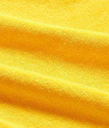 Terry Towelling Tailored Fit Cotton Towelling Polo Shirt | Yellow Blaze