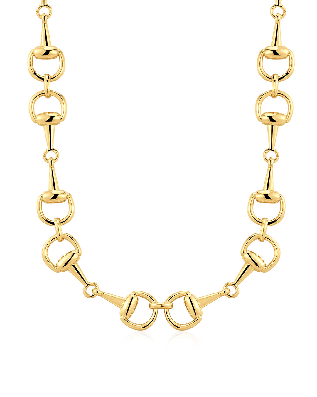 The Horsebit Necklace | Magnetic Clasp | Gold