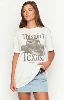 The Laundry Room This Ain't Texas Oversized Tee | White