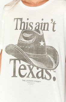 The Laundry Room This Ain't Texas Oversized Tee | White