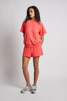 Year of Ours | The Pe Sweat Tee | Cherry