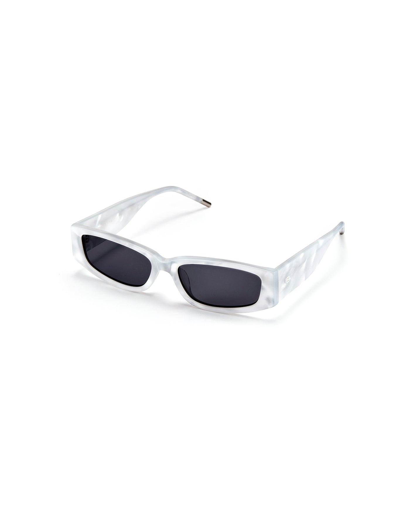 The Y2K Sunglasses | Mother Of Pearls | Grey Poly Renew Lenses