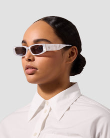 The Y2K Sunglasses | Mother Of Pearls | Grey Poly Renew Lenses
