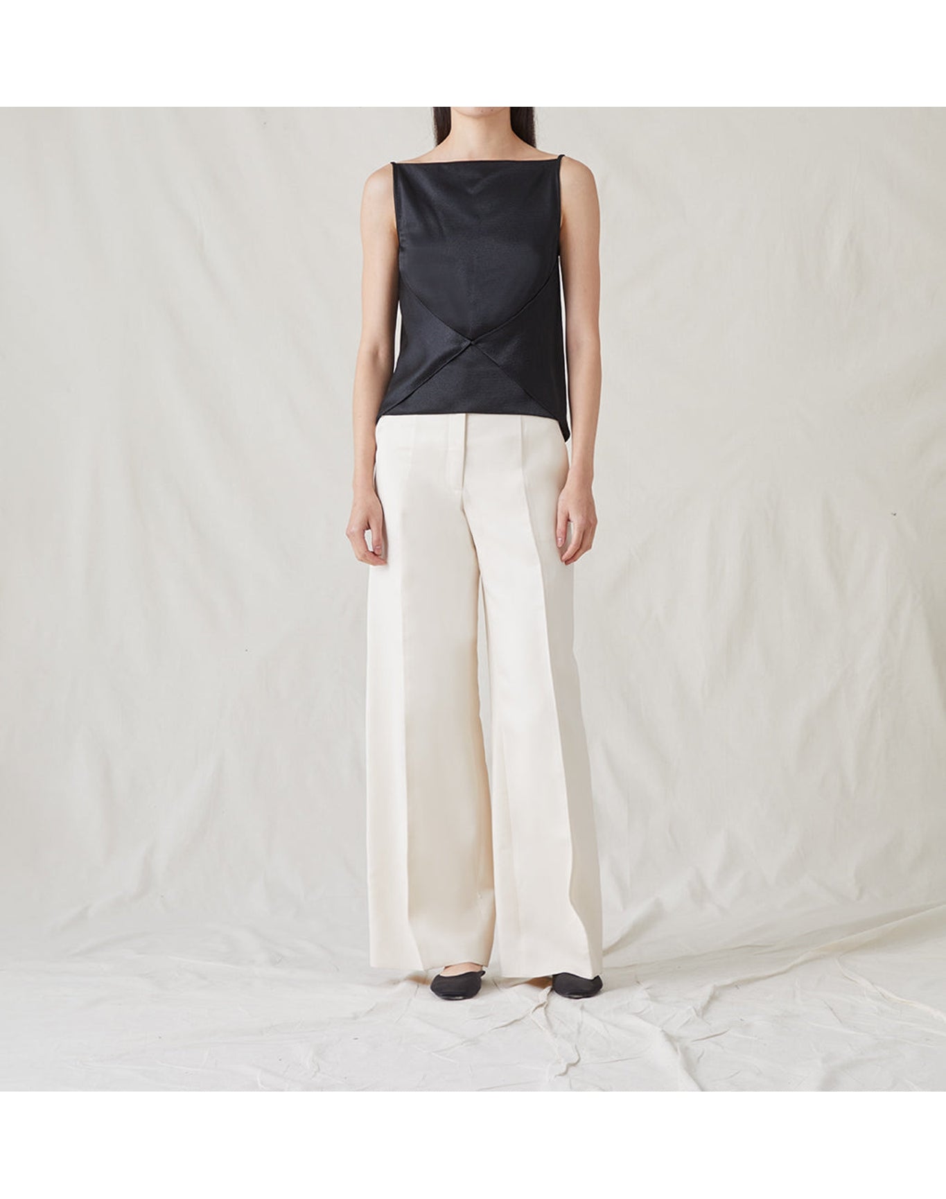 The Cowl Back Top | Black