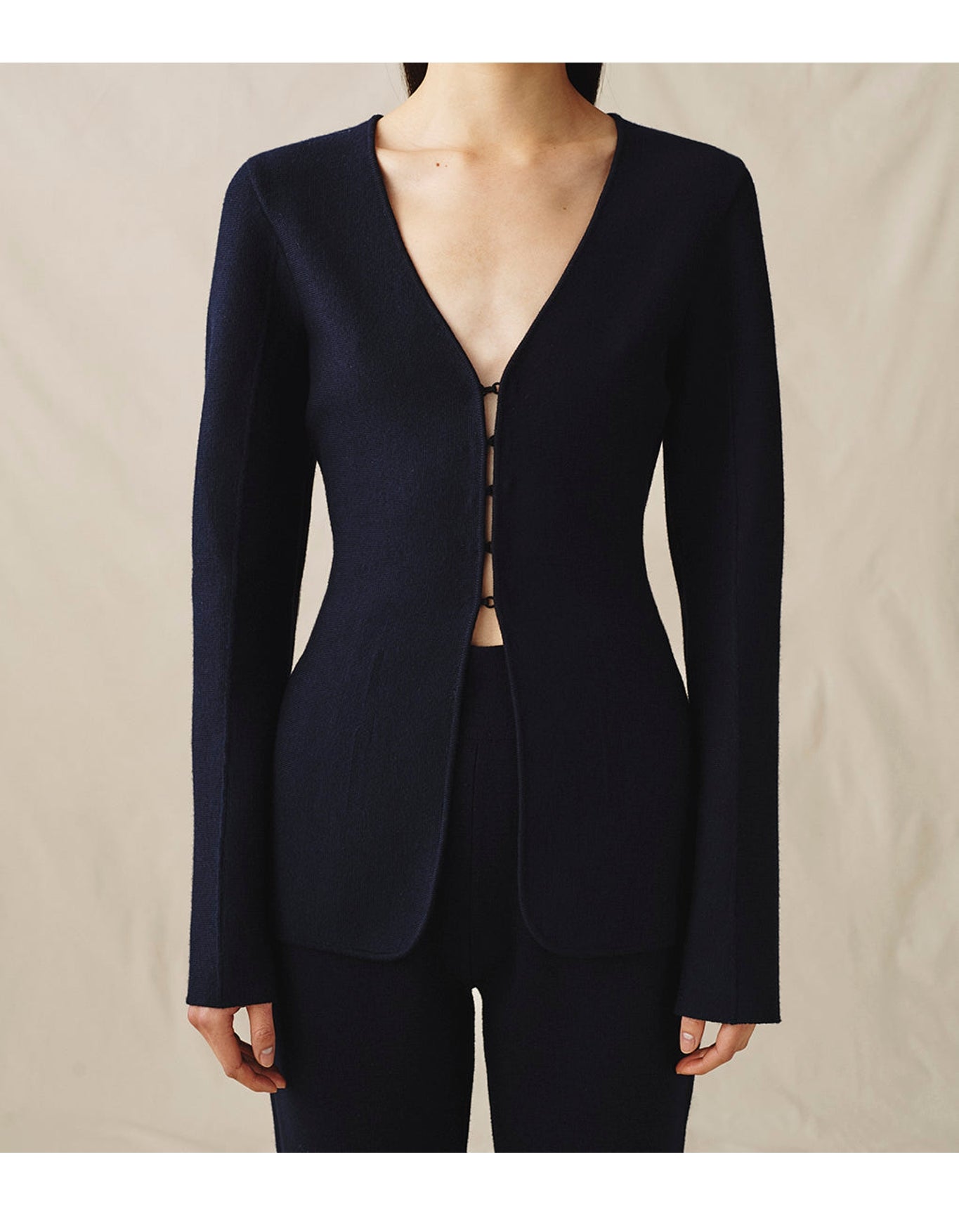The Cutaway Cardigan | Midnight