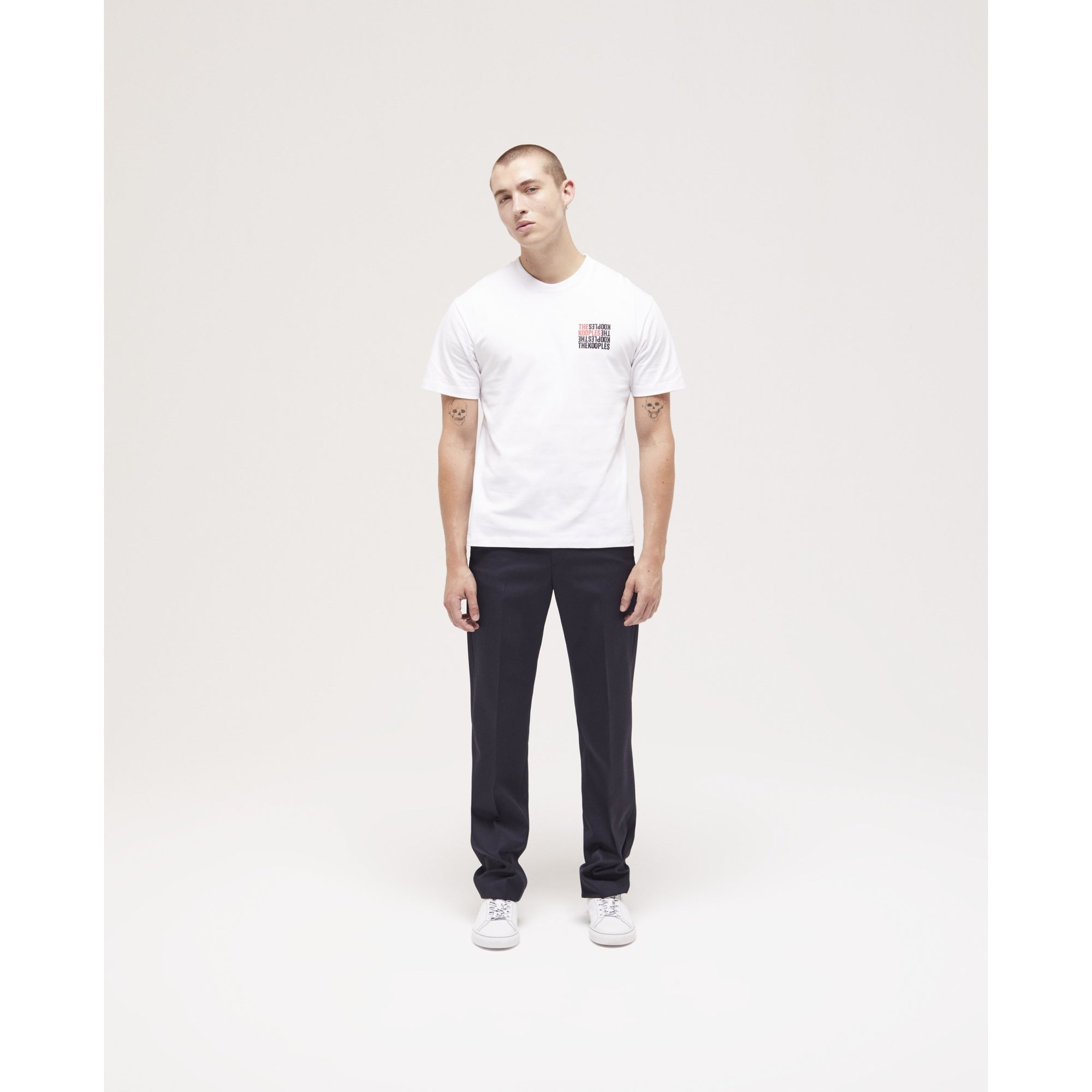 The Kooples Logo T-Shirt | Men | White