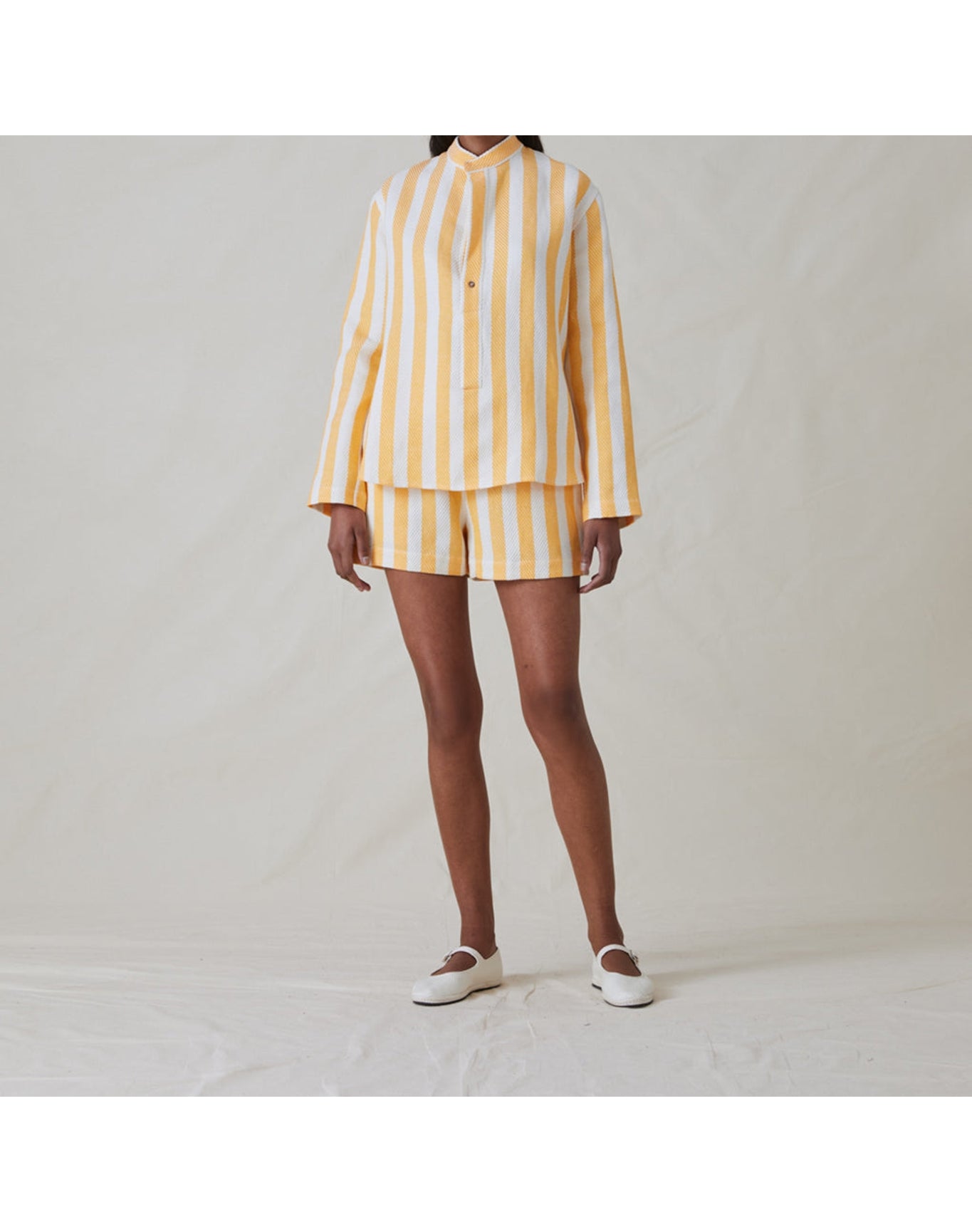 The Pop-Over Shirt | Yellow