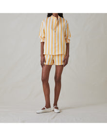 The Pop-Over Shirt | Yellow