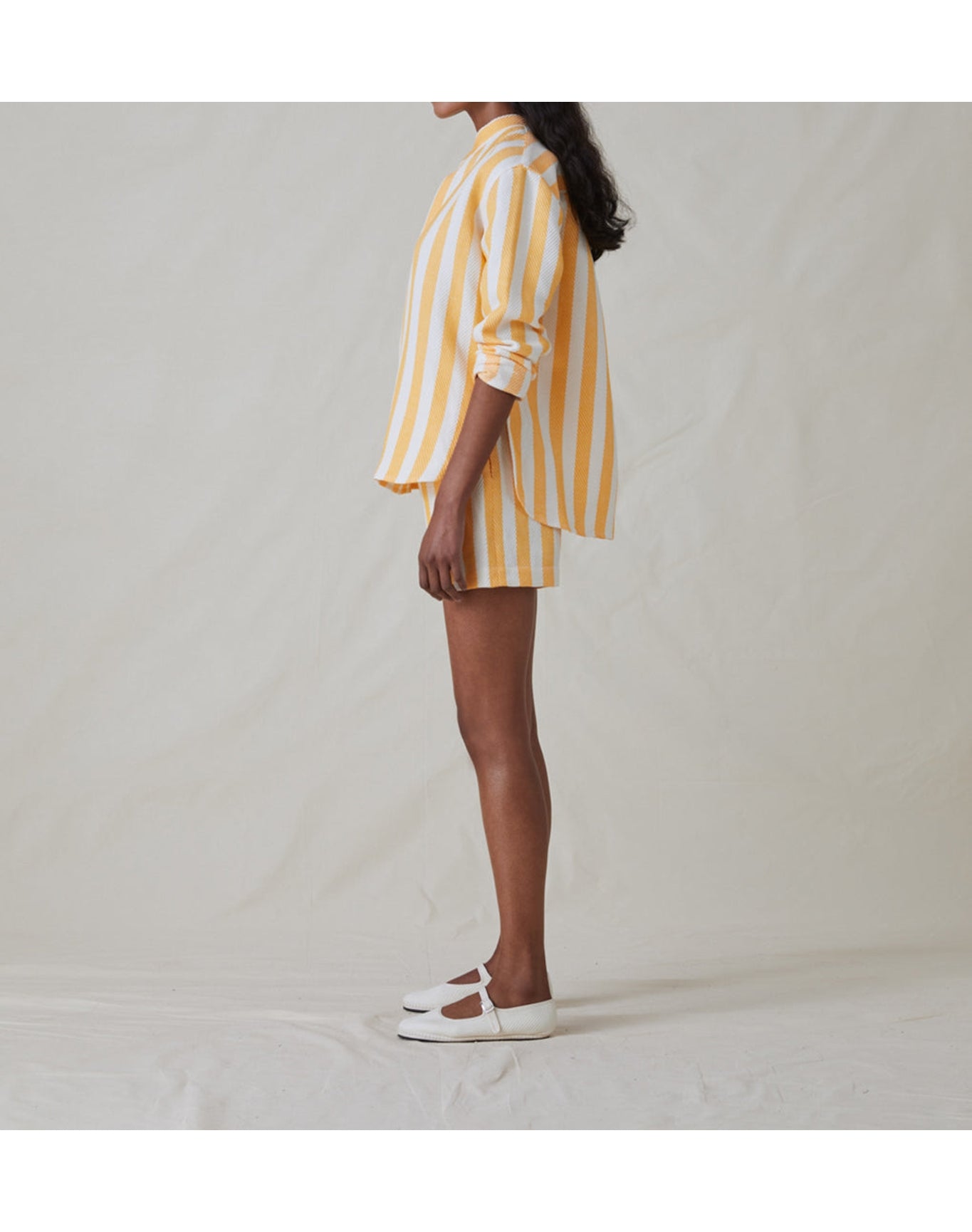 The Pop-Over Shirt | Yellow