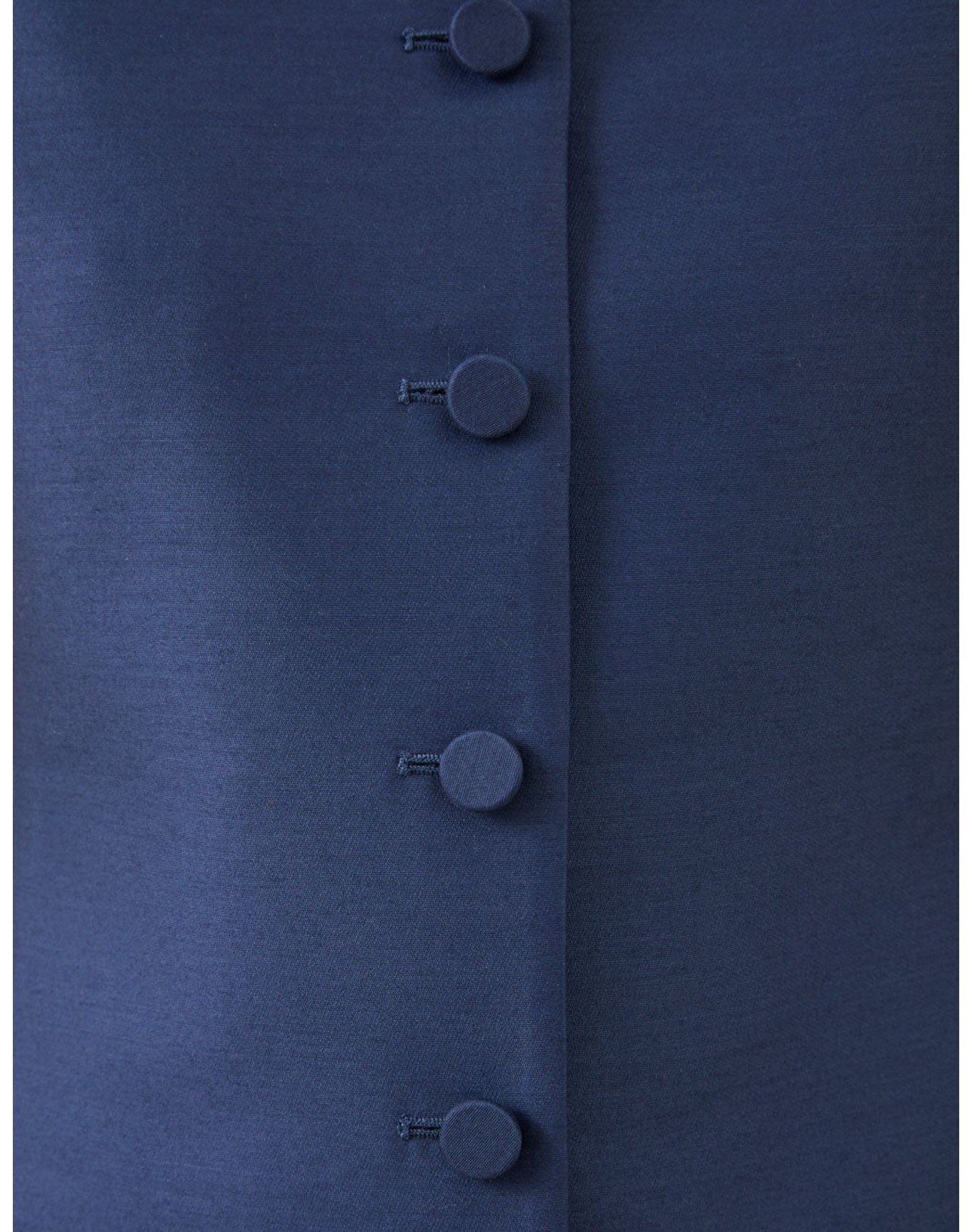 The Sculpted Mini Dress In Lucent Wool | Navy