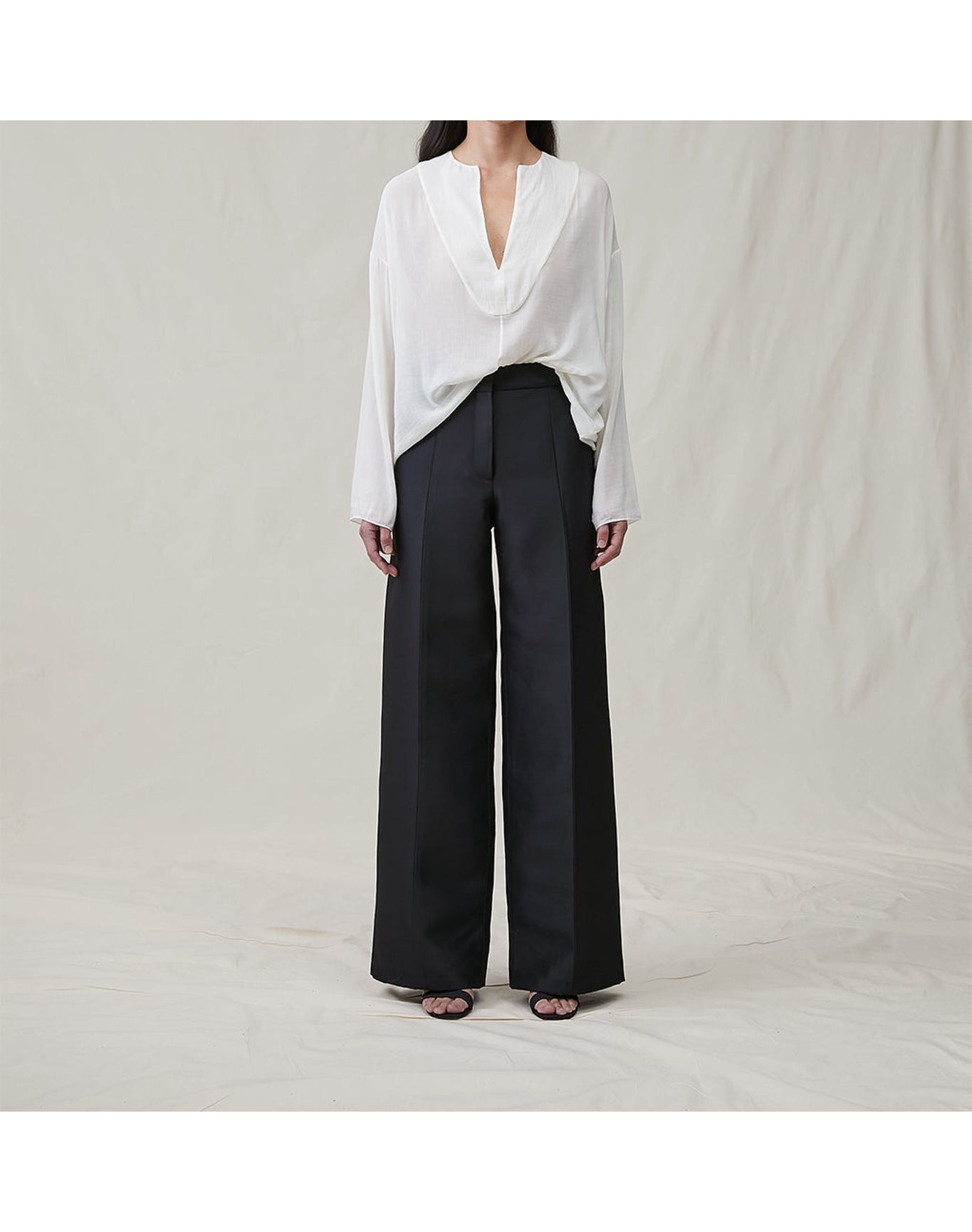 The Soft Bib Top | Ivory