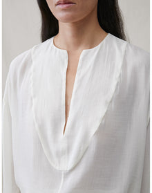 The Soft Bib Top | Ivory