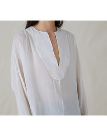The Soft Bib Top | Ivory