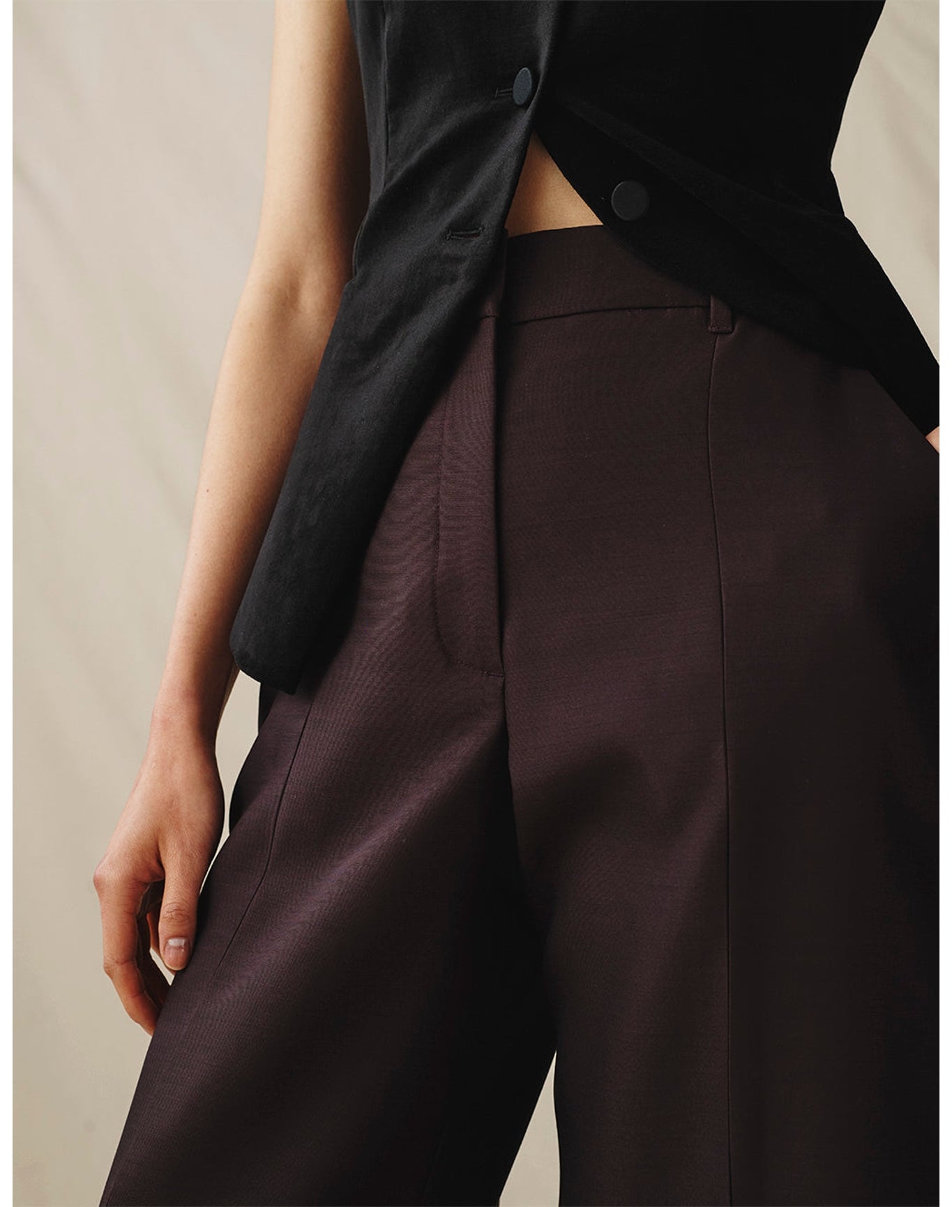 The Tailored Trousers | Plum