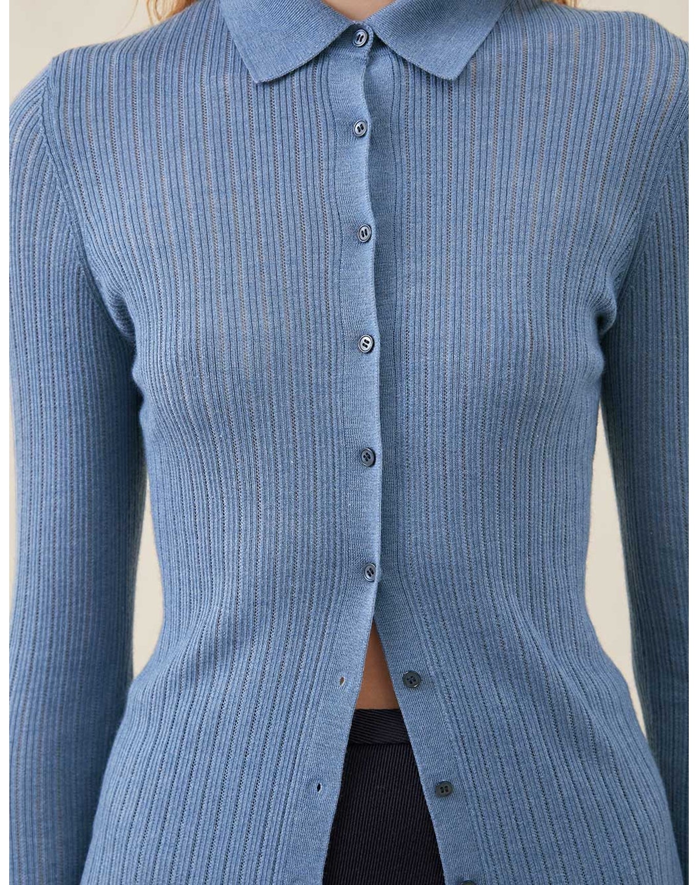 The Whisper Knit Polo | Chambray