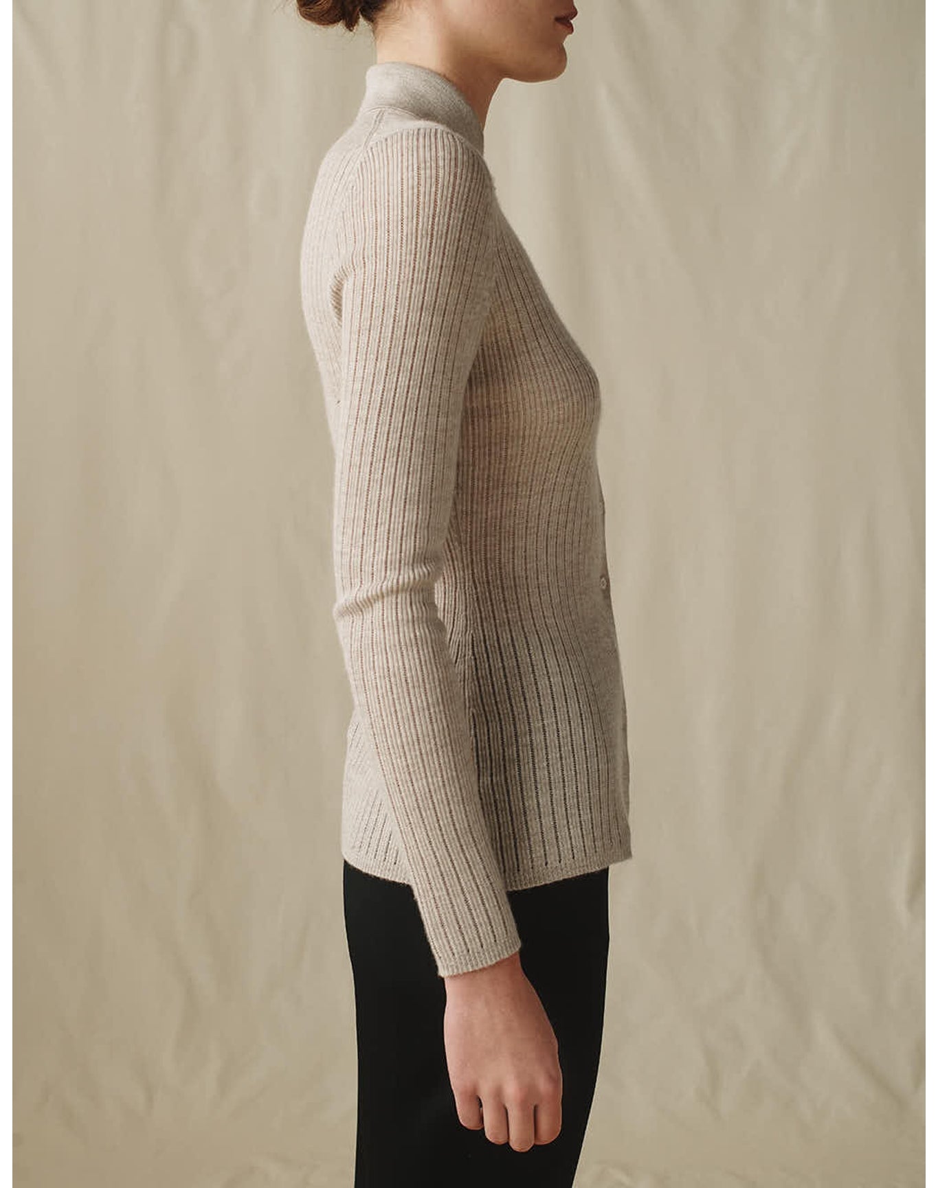 The Whisper Knit Polo | Taupe