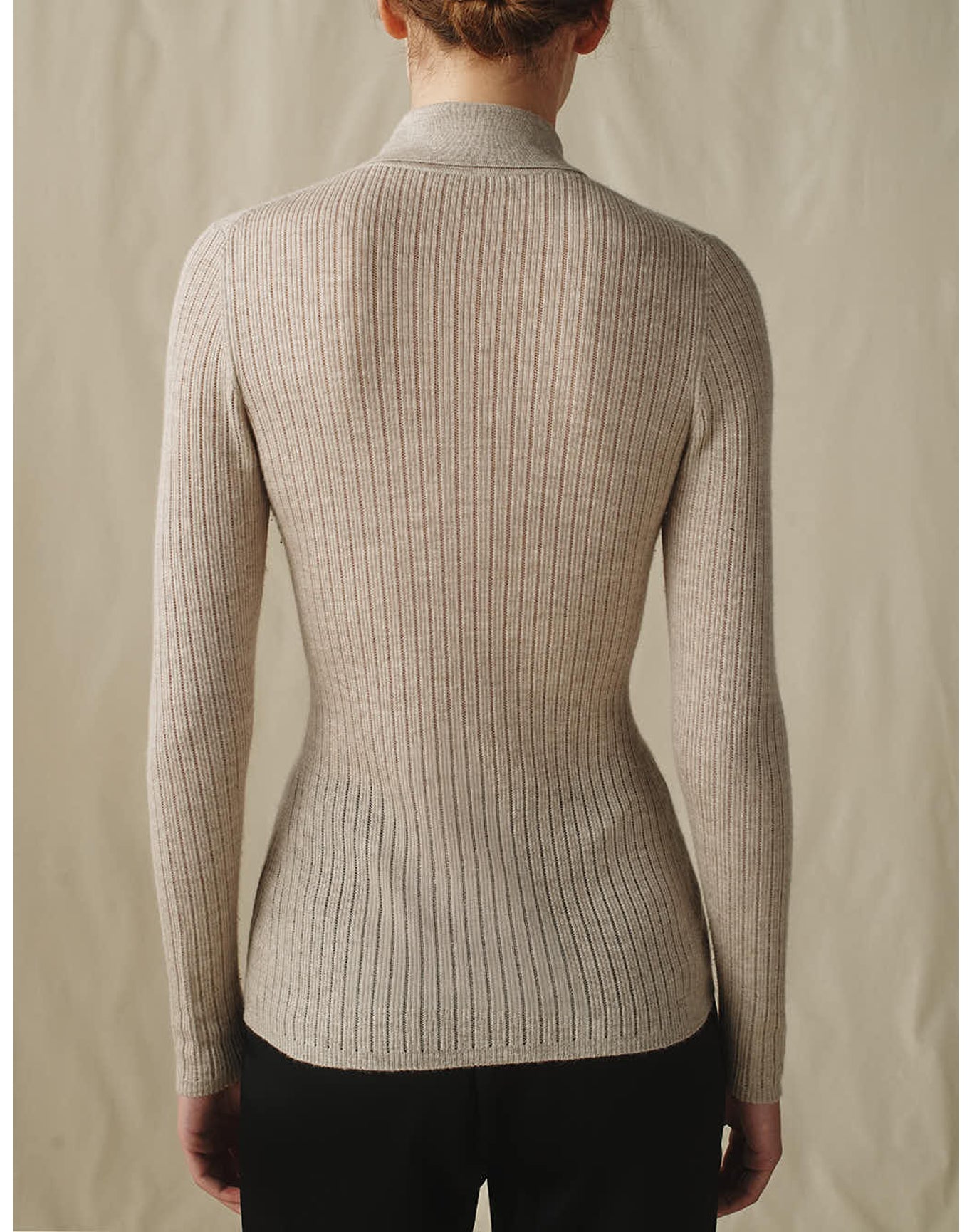 The Whisper Knit Polo | Taupe