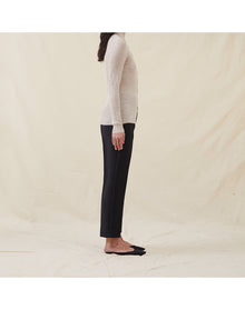 The Whisper Knit Polo | Taupe