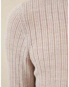 The Whisper Knit Polo | Taupe