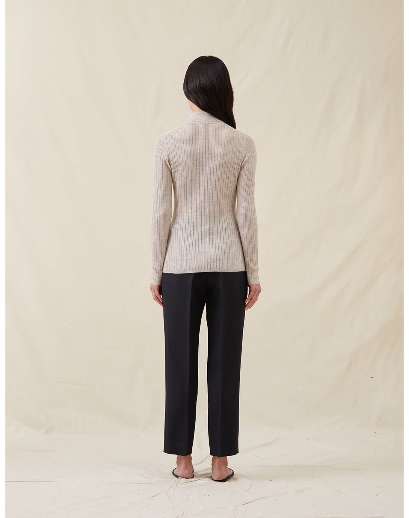 The Whisper Knit Polo | Taupe