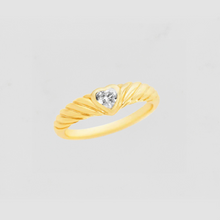 The Cz Juna Heart Ring | Gold