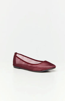 Therapy Arlo Patent PU Ballet Flats | Cherry
