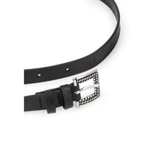 Thin Leather Belt | Women | Black