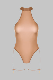 Halter Neck Thong Bodysuit - French Kiss Light