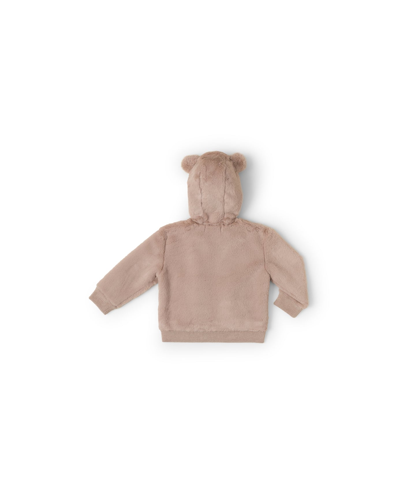 Toddler | Faux Fur Bear Bomber | Antique Taupe