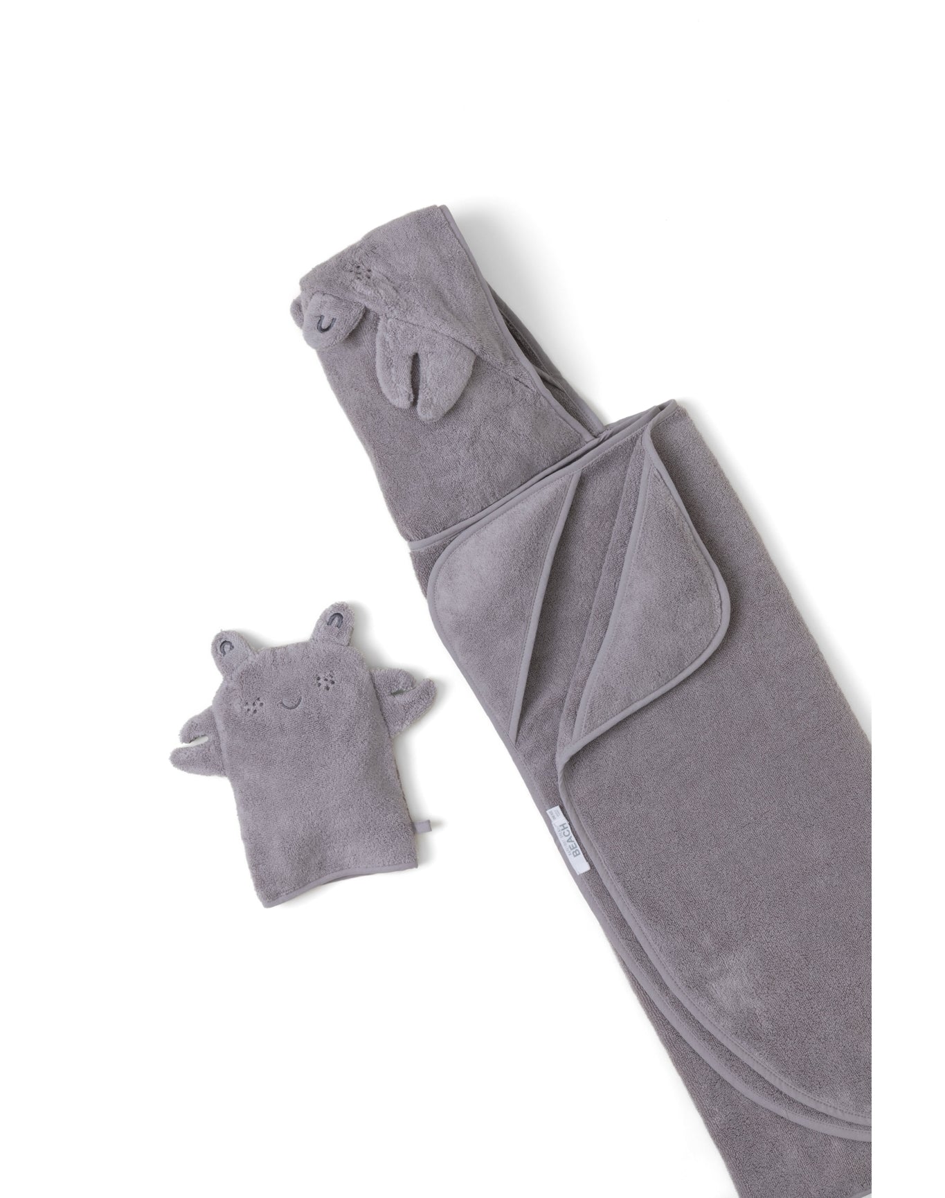 Toddler | Hooded Towel And Washcloth Set - Crab | Beach Rock