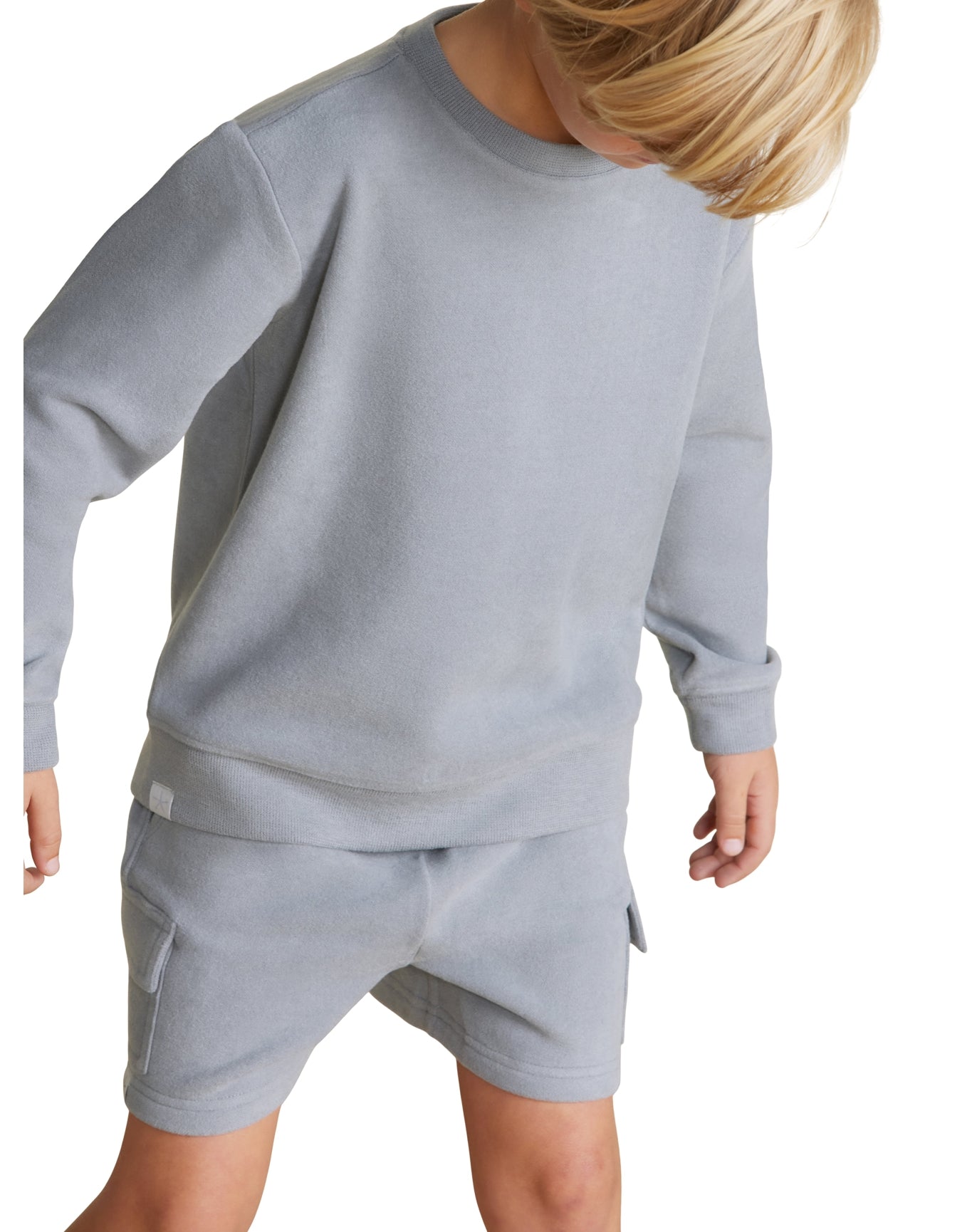 Toddler | MC Brushed Fleece Pullover | Moonbeam