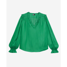 Top With Shirring | Women | Green