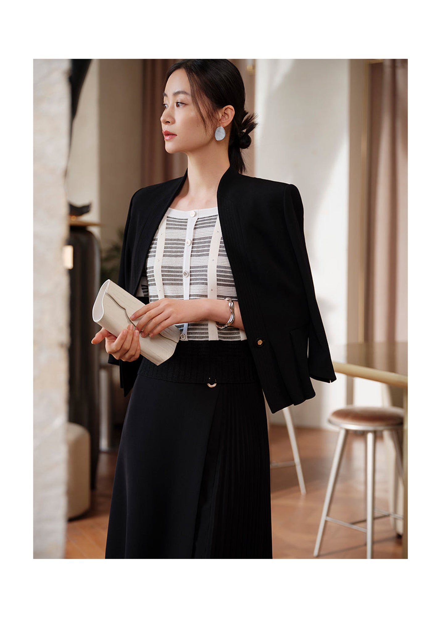 Triacetate Blazer | Black