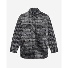 Tweed Overshirt Jacket | Women | Black x White