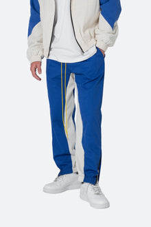 Twill Racing Pants | Blue x Natural