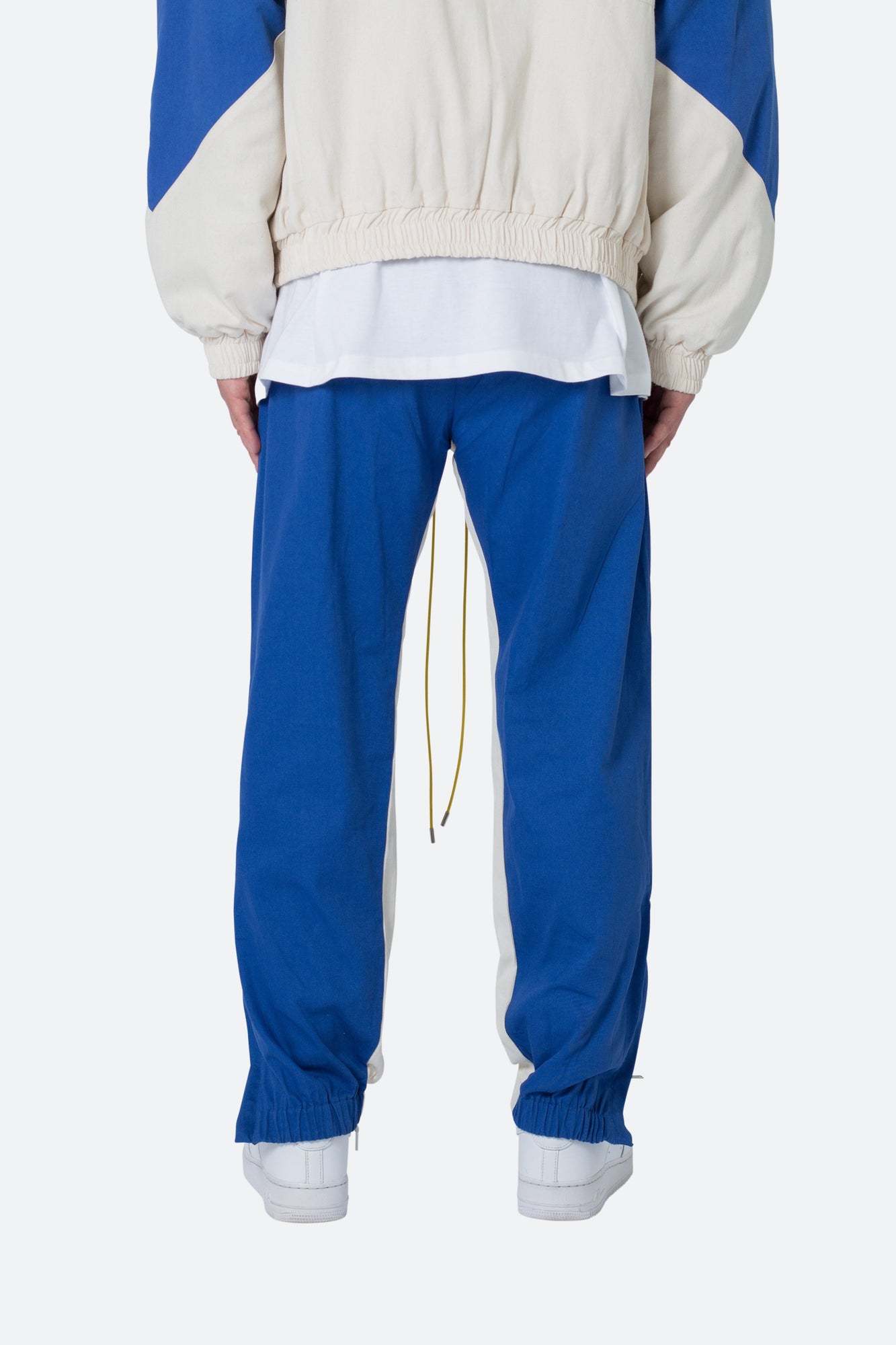 Twill Racing Pants | Blue x Natural