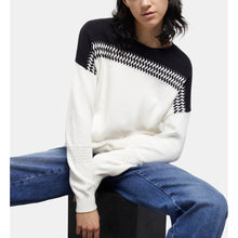 Two-Tone Jumper | Women | White x Black